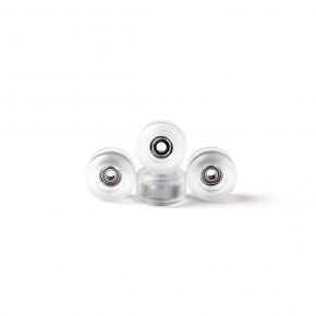 OFB PRO FINGERBOARD WHEELS - STREET SHAPE - CLEAR