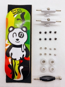 ANTI ONCE 32MM FINGERBOARDS PANDA MELT COMPLETE