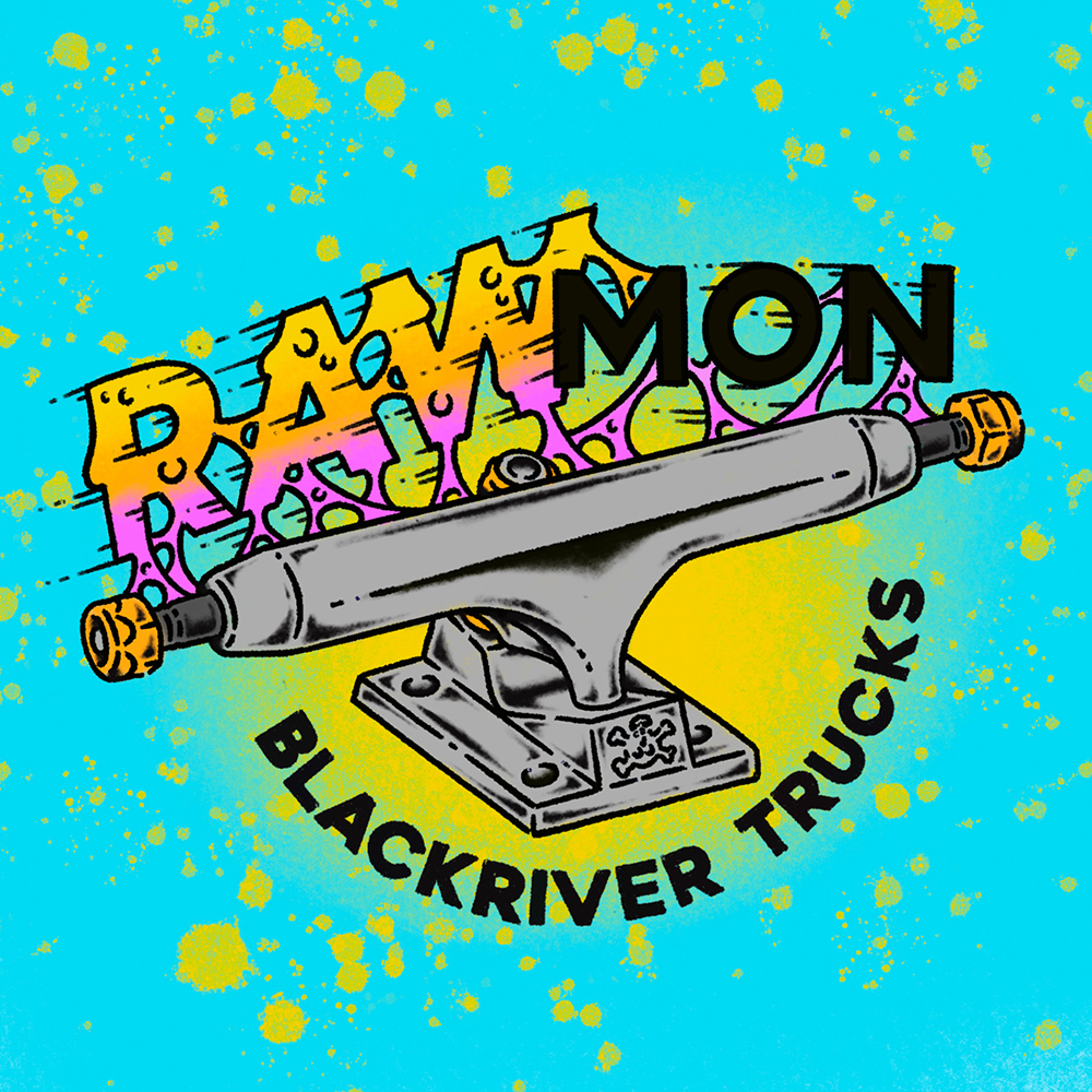 BLACKRIVER TRUCKS WIDE 3.0 RAWMON 34