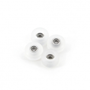 FLATFACE G8 BEARING WHEELS - FROSTED CLEAR