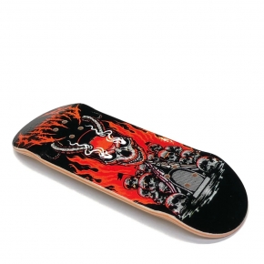 CHEMS RED GRAVE WATCHER FINGERBOARD DECK