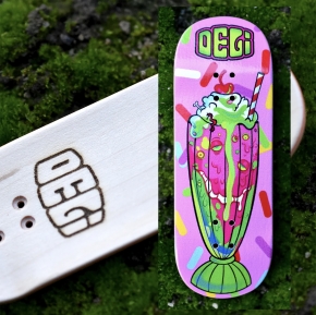 MILKSHAKE WOODEN FINGERBOARD DECK