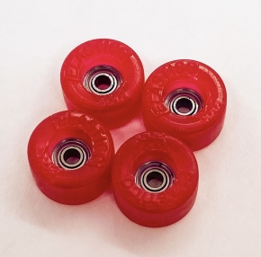 ELASTICO - RED URETHANE WHEELS (70D CONICAL SHAPE)