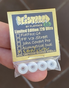 BLISTERED WHEELS CONICAL - 72D ULTRA - WHITE