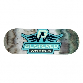 FLATFACE G16 PROTOTYPE DECK - 32MM - BLISTERED RACING TURQUOISE PREMIUM - REAL WEAR