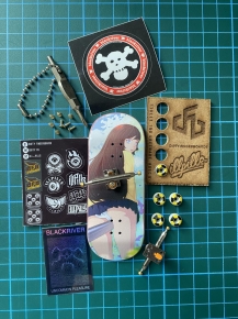 36MM HANA DECKS FINGERBOARD COMPLETE SET