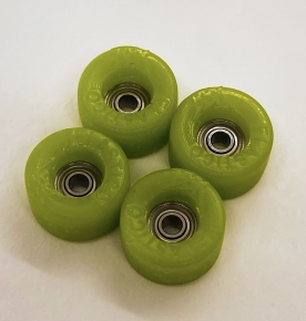ELASTICO - GREEN URETHANE WHEELS (70D CONICAL SHAPE)