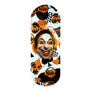 FLATFACE G16 DECK - 33.6MM - PAPA SCHNEIDS ORANGE - REAL WEAR