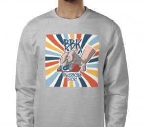 CEAFLIP X BUBULKA FINGERBOARD STORE SWEATSHIRT GREY