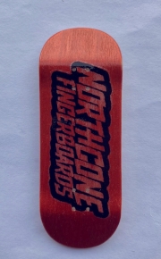 NORTHCONE FINGERBOARD DECK LOGO 34 RED