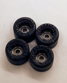 ELASTICO - BLACK URETHANE WHEELS (70D CONICAL SHAPE)