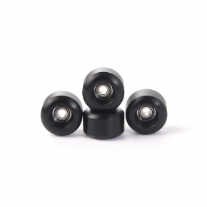 OFB PRO FINGERBOARD WHEELS - STREET SHAPE - BLACK