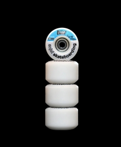 GAMBIT CLASSIC WHITE 7-8.15MM URETHANE FINGERBOARD WHEELS (CAM CORDER)