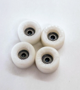 ELASTICO - WHITE URETHANE WHEELS (70D CONICAL SHAPE)