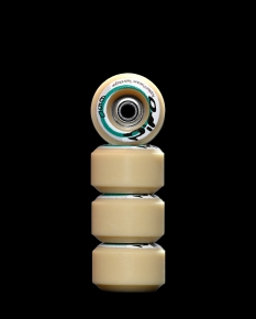 DISC - TAN REVERSIBLE REAL WEAR GRAPHIC 8MM STREET RS WHEELS (P3)