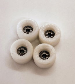 ELASTICO - WHITE URETHANE WHEELS (70D CONICAL SHAPE)