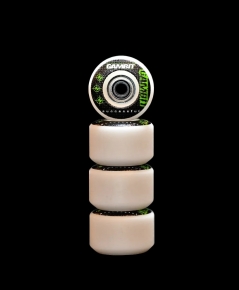 GAMBIT CLASSIC WHITE 7-8.15MM URETHANE FINGERBOARD WHEELS (META)