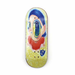 FLATFACE X COWPLY G15.12 DECK - BIG EYE - 33.6MM REAL WEAR